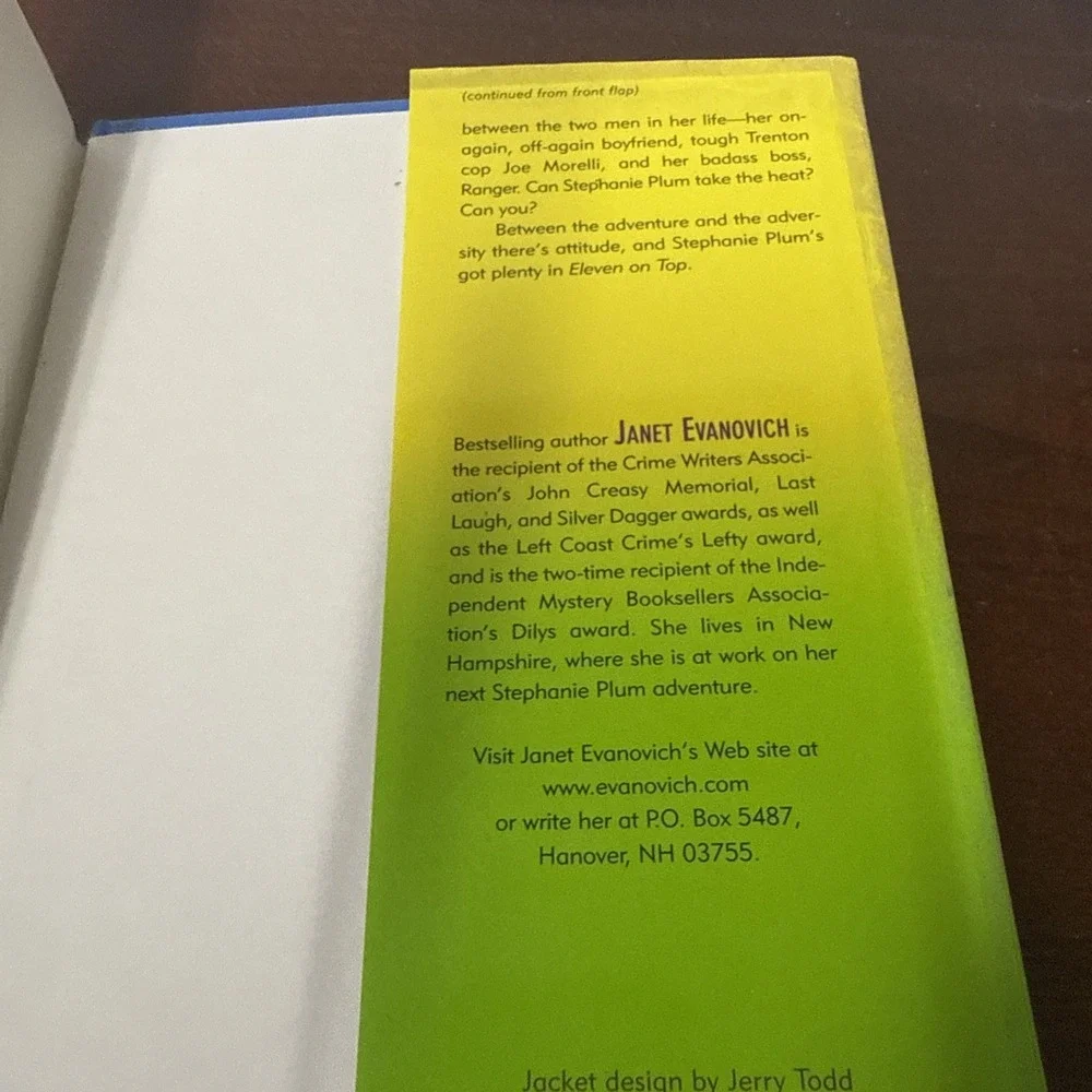 Eleven on Top by Janet Evanovich First Edition